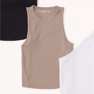 Abercrombie SoftAF Ribbed Scuba Style Tank